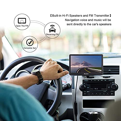 Bluetooth Navi Navigation für Auto LKW PKW GPS Navigationsgerät 7 Zoll mit Freisprecheinrichtung Blitzerwarnung POI… - Image 6