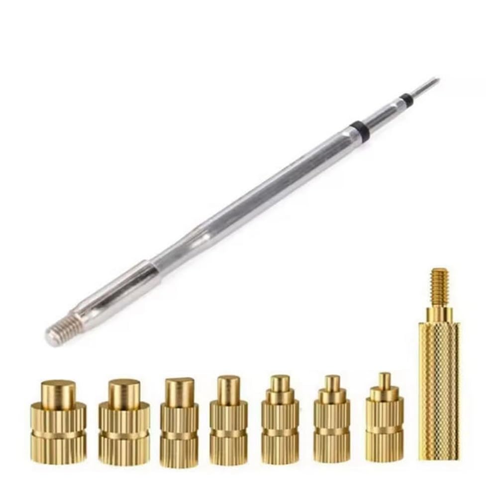 Muuookka Women's C245 Soldering Iron Tip Embedded Insertion Indenters Adaptors Hot Melt Nuts Heat Insert Nut M2-M8