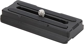 Stabilizator Płyta Szybkiego Uwalniania, Lekki Stop Wydłużenia Płyty Montażowej Szybkiego Zwalniania ze śrubą 1/4 Cala i Skosem w Kształcie Jaskółczego Ogona, do Stabilizatora dla DJI RSC 2