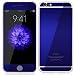 Mcoolbo Electroplating Mirror Effect Screen Tempered Glass Screen Protector Whole Body Protection Anti Scratches [Front and Back] for iPhone 6 Plus & iPhone 6S Plus 5.5inch (Blue)