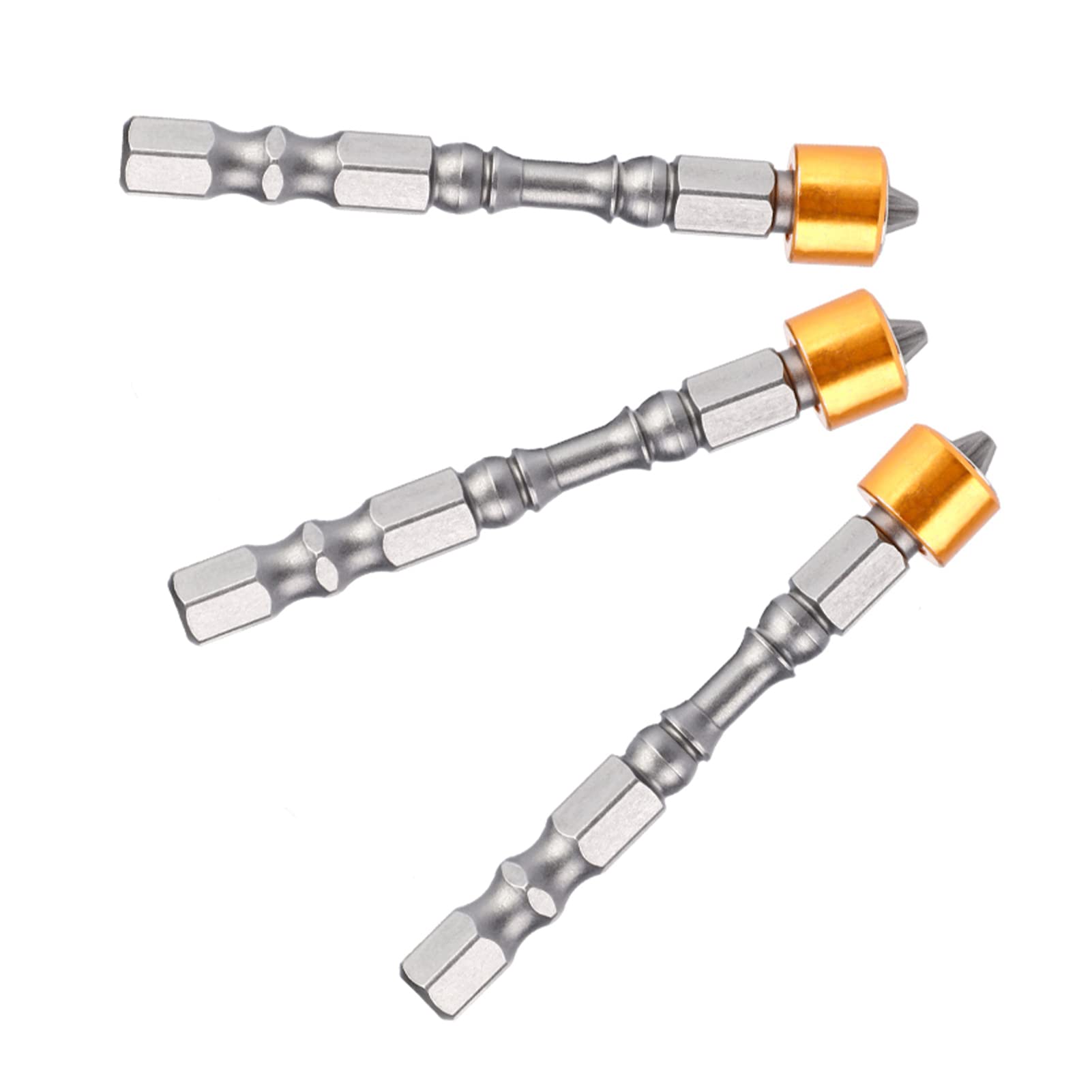 Embouts de Tournevis PH2 Tige Hexagonale Magnétique Anti-dérapant 65mm Pour Vis Pour Cloisons Sèches et Plaques de Plâtre 10pcs