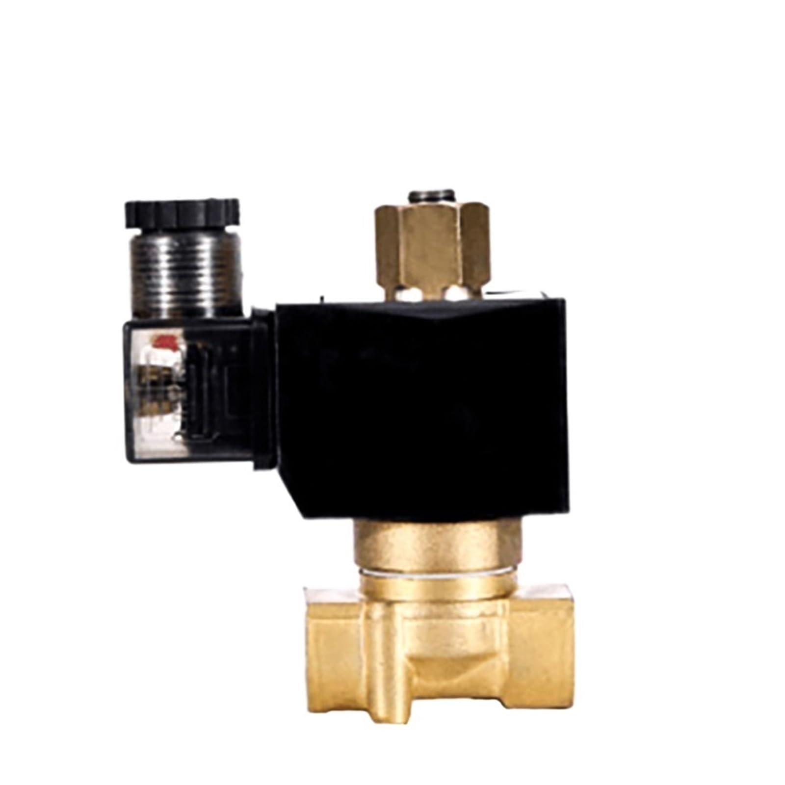 Válvula De Solenoide Normalmente Abierta Latón 3/8 "1/2" 1 "1-1/2" 2 "IP65 Interruptor Control Tubería Agua ConservacióN Del Agua(1",NPT,380VAC)
