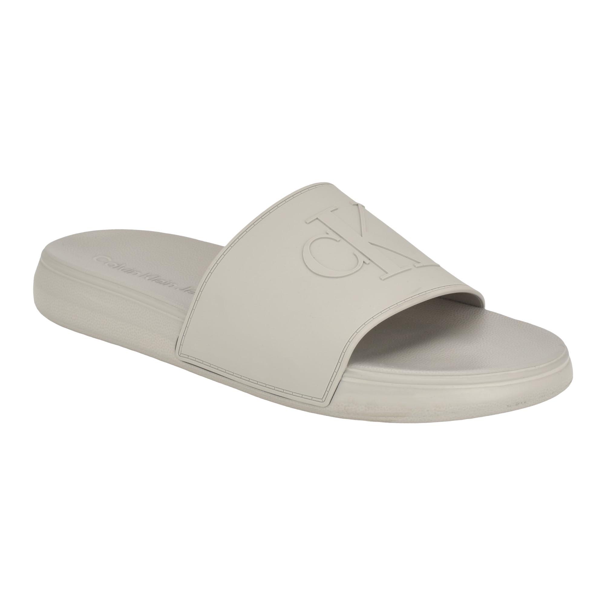 Sandalias de playa para hombre Calvin Klein Wiston Slide gris claro en talla 44 7