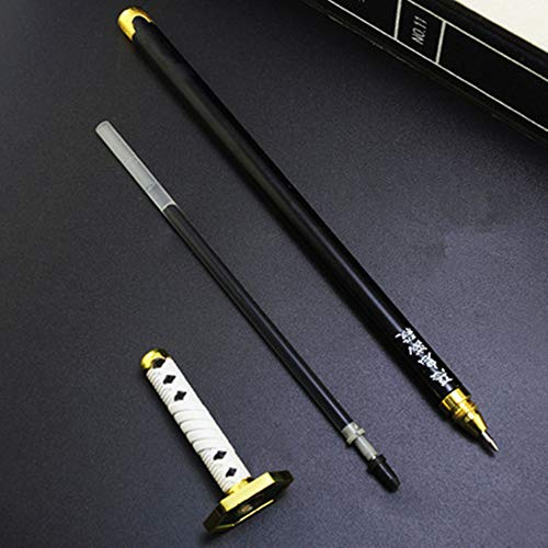 Demon Slayer: Kimetsu no Yaiba Sabito Sword Katana Knife Signature Pen Sword Game Collection Party Supplies Gift Sword Toys Action Figures Metal Arts Collections (Sabito)