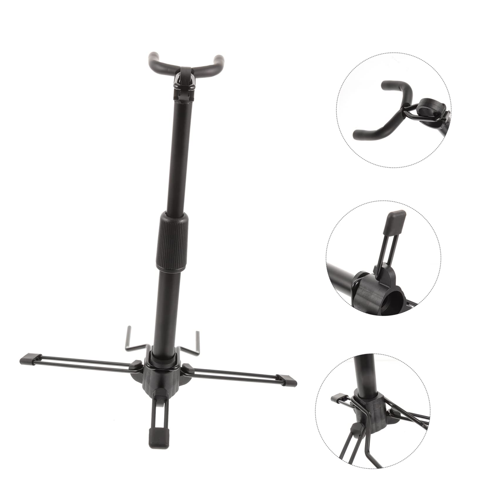TOYANDONA Supporto per Strumenti Fiato in Ferro Supporto Durevole per Aerofoni Digitale Regolabile Accessori