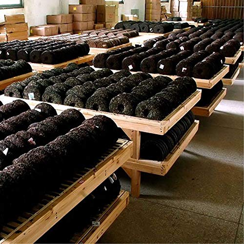 Yan Hou Tang Chinese Puerh Tea Cake Pu-Erh Black Tea 357G 10 Years Aged - Ripe Fermented Pu'er Yunnan Puer Tea Compressed #TOP6