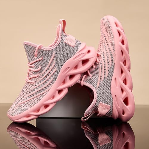 Image of DLWKIPV Women Running Shoes Walking Training Sneakers Sport Gym Fitness Tennis Shoes Non Slip Fashion Comfortable Lightweight Shoe for Casual Jogging Mesh Breathable Sneaker