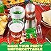 JOYIN 24 Pcs Football Plastic Cups, 16oz Disposable Football Party Cups Bulk for Sports Event, Football Party Supplies, Holiday Tableware Party Decorations