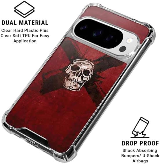 Skinit Clear Phone Case Compatible with Google Pixel 10 Pro - Zombie X Design
