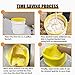 3.5 Gallon Reusable Bucket Liner, Time Saving Concrete Tools Durable Silicone Bucket Insert, Food Grade Container for Food Storage or Pickling, for Paint, Thinset, Ice, Slime, Cleaning, Halloween