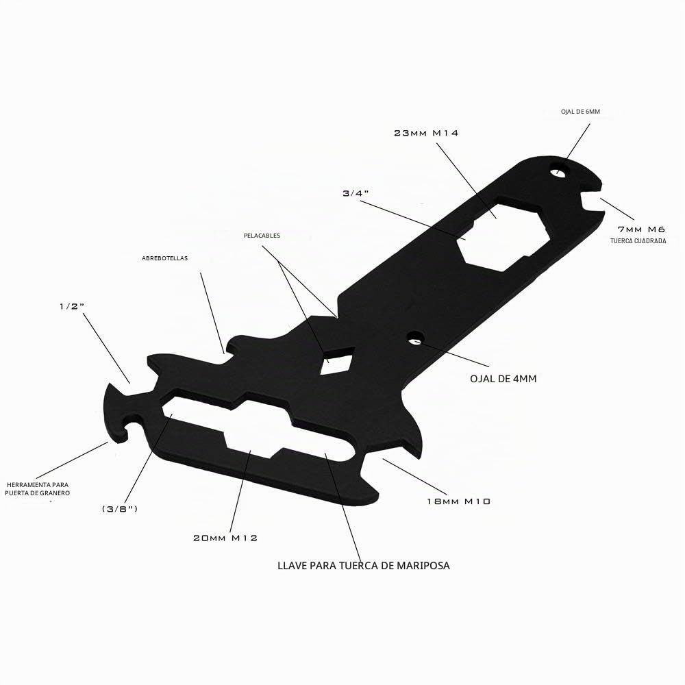 Dirty Rigger DTY-MULTITOOL - Herramienta multiusos