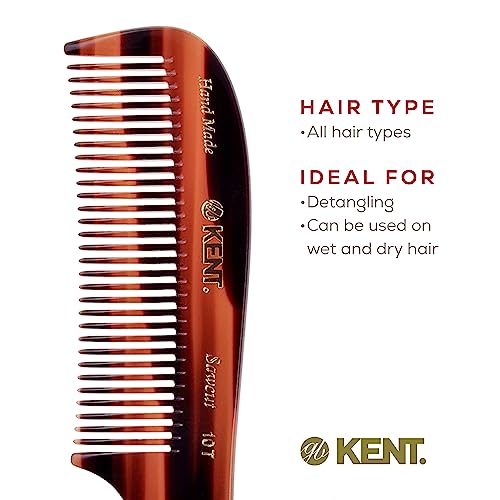 Kent PT-9BSO-8ABR 10T Large Wide Tooth Comb - Rake Comb Hair Detangler / Wide Tooth Comb thumb #5
