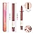evpct Nude Fury Lip Liner Crayon Pencils Set for Women, Brown Matte Lip Stick Crayon Long Lasting, Lips Pencil Liner and Lipstick set, Lipliner Pencil, 24 Hour Long Wearing Lipstick Built-in Sharpener