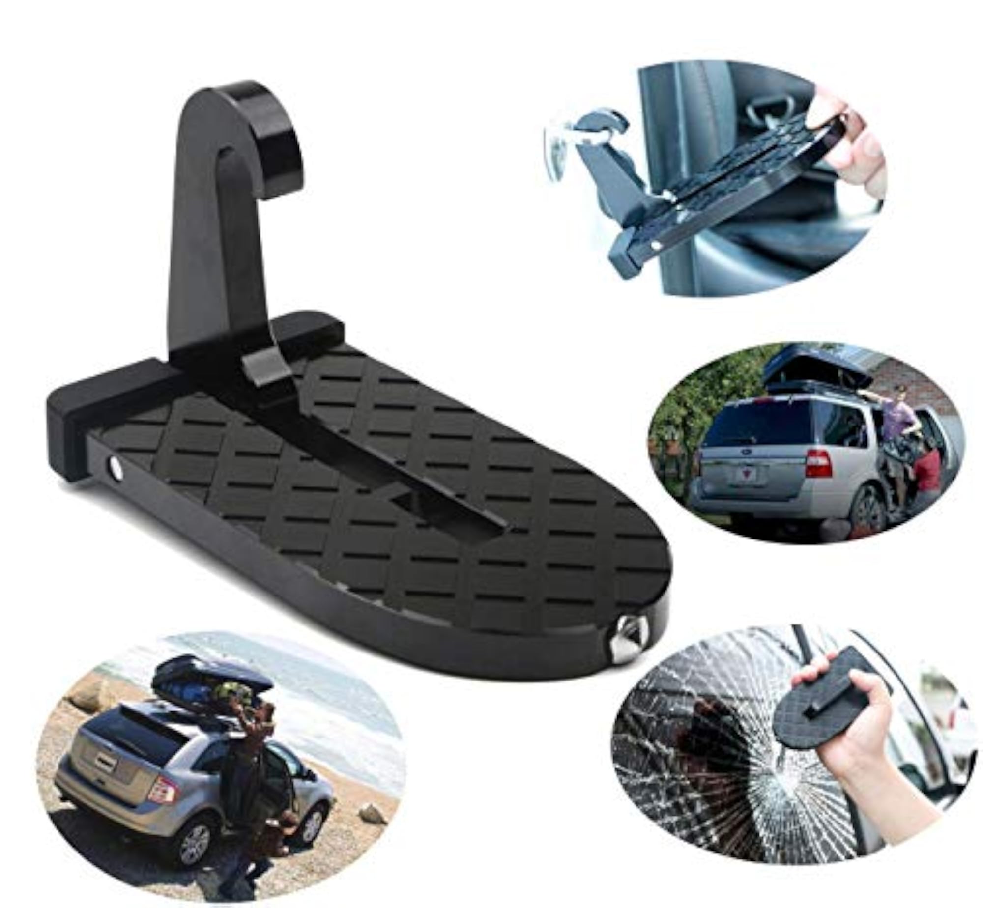 Car Door Step Easy Access Folding Latch Hook Step