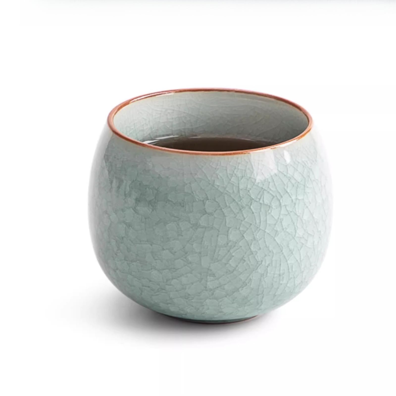 Ceramiczna filiżanka do herbaty Ru Kiln, 180 ml, zestaw do herbaty kungfu Ice Crack