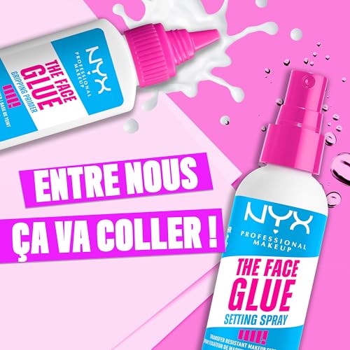 NYX Professional Makeup - Primer Fixant - Fixe le Maquillage et Hydrate la Peau - Tenue Longue Durée 24H - Formule Vegan - The Face Glue Primer - 35ml – Image 3