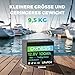 Dyness LiFePO4 12V 100Ah Lithium Batterie Bluetooth Mini mit 100A BMS, Max.15000 Zyklen, 12V Deep Cycle Lithium Eisenphosphat Batterie für Wohnwagen, Solar Home Systeme, Boote