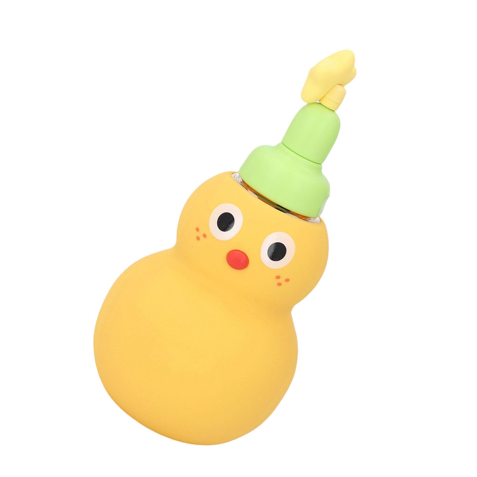 Bottiglia D'acqua Carina per Bambini, Antiscottatura, a Forma di Zucca, da 720 Ml, per Scuola e Parchi, in Plastica Gialla, in Silicone