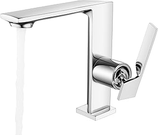 Comprar Grifo de lavabo para baño, grifo monomando para lavabo, grifo monomando de latón, frío y caliente para inodoros o invitados