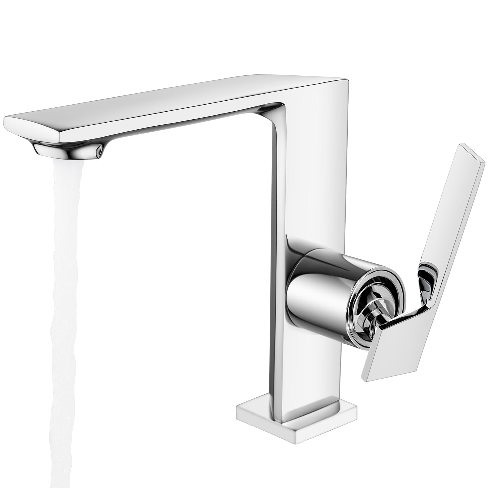 Wasserhahn Bad schwarz Waschtischarmatur Armatur Badezimmer