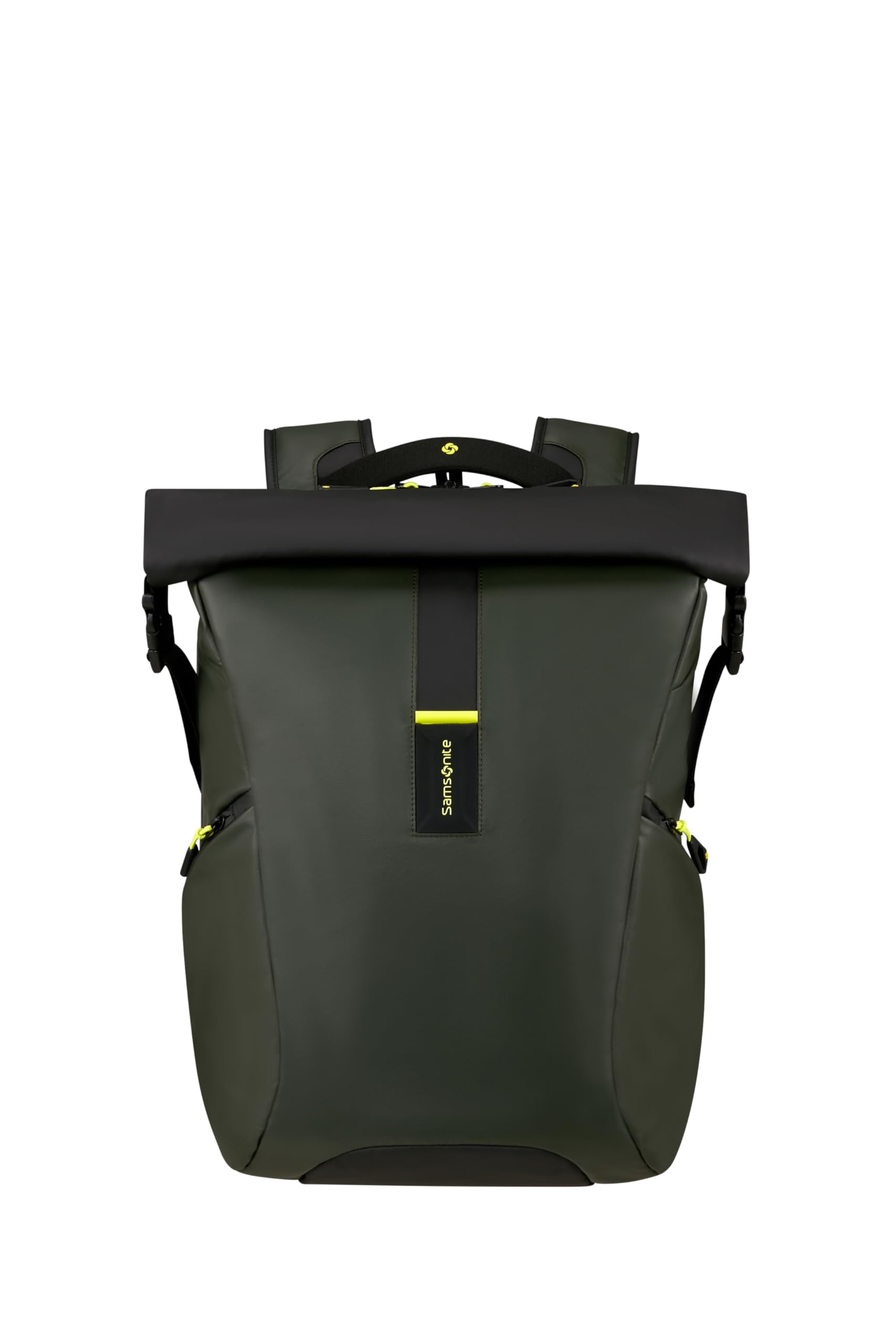 Samsonite Paradiver Light - Sac à Dos Ordinateur Extensible Rolltop 17,3 pouces, 49 cm, 25/35 L, Vert (Jungle Green)