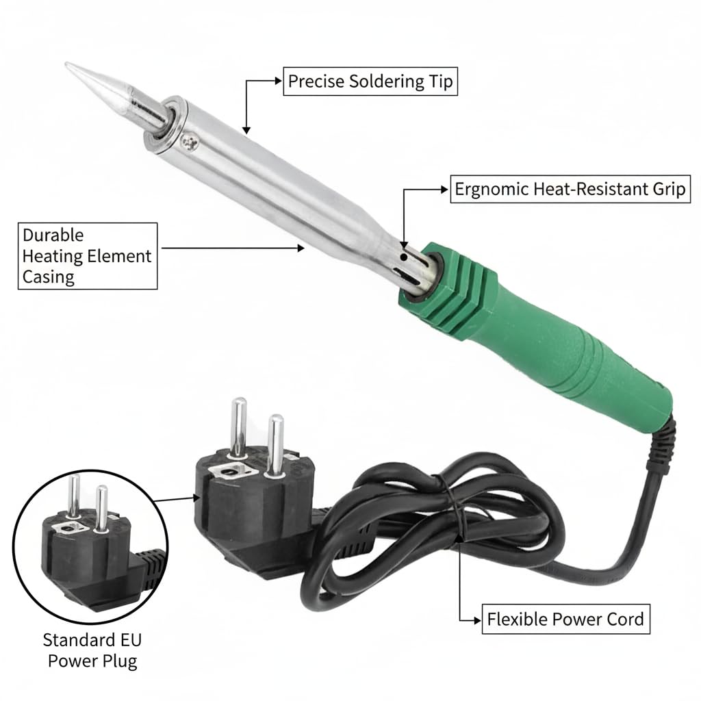 Soldador 150W Estable eléctrico Temperatura Lápiz Punta de soldadura Soldadura Soldador Hierro Enchufe 220V