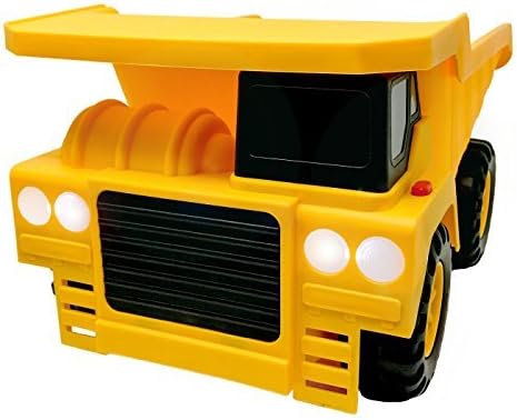Boley Builders 2 Pack Construction Vehicles - Large Yellow Front Loader and Dump Truck with Lights and Sounds - Kids Construction Toys Set for Toddlers Boys and Girls