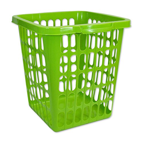 Cesto para la ropa sucia de la colada para la ropa sucia de la colada depósitos de almacenamiento, Wäschekorb 40L eckig grün - 22301