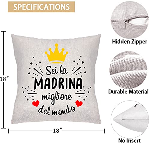 ZCHXD Copricuscino Regalo Idea Famiglia- Federa