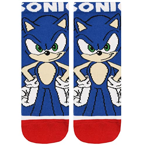 Sonic The Hedgehog Boys Socks Pack of 3 Multicolor 5-8 - Image 4