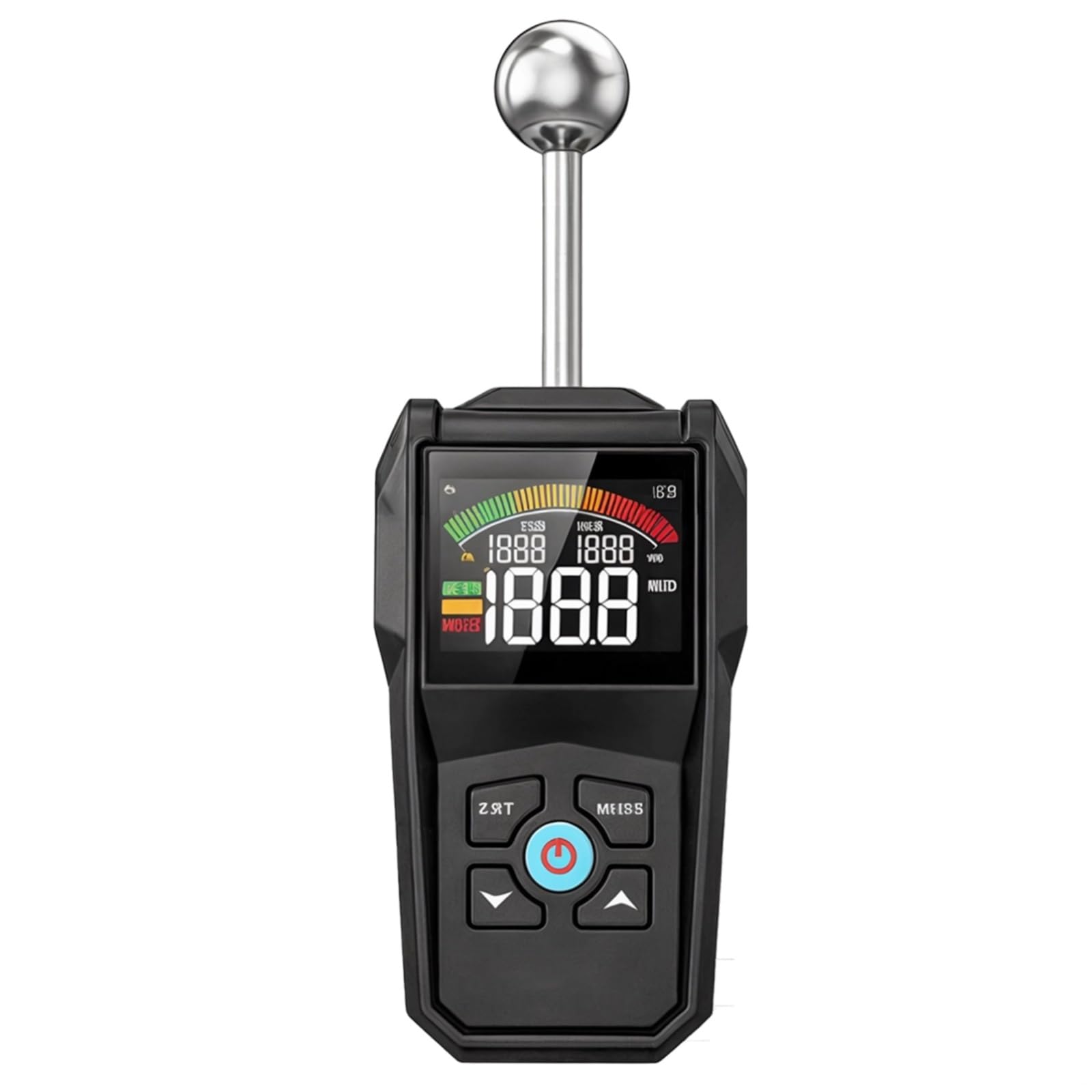 Generic Wood Moisture Meter, Non-Damaging Digital Detector With Lcd Display, Pinless Moisture Tester With Alarm, Moisture Reader For Drywall Wood Masonry, 2-Inch Detect