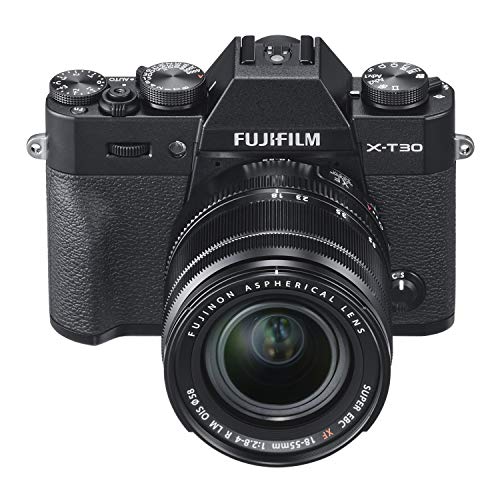 Fujifilm X-T30 Mirrorless Digital Camera w/XF18-55mm F2.8-4.0 R LM OIS Lens - Black