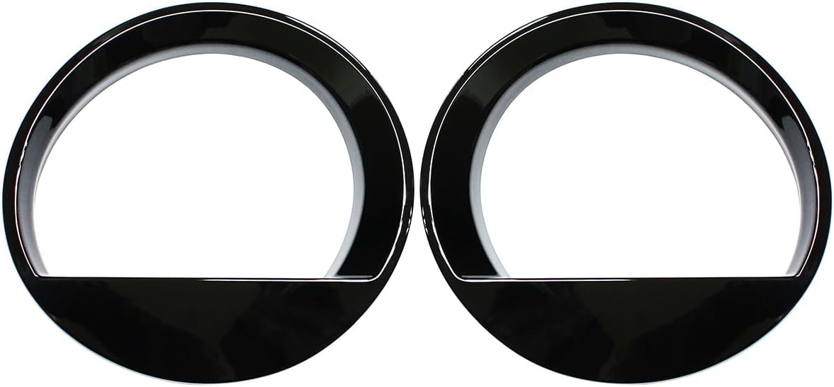 MOTOKU Black Angry Bird Style Front Lamp Headlight Cover Trim for Patriot 2011 2012 2013 2014 2015 2016 2017