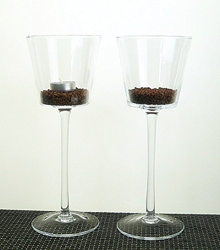 Classique en verre Unique support | Bougie Bol | Bougeoir 30 cm |tapered Bol Cover