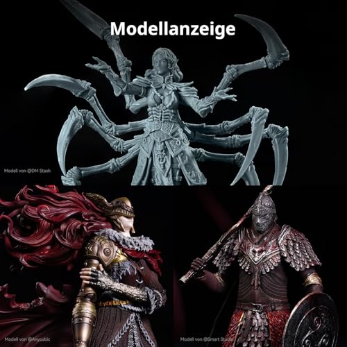 ANYCUBIC ABS-Like Resin 2.0, 3D Drucker Resin mit hoher zähigkeit, Präziseren Details, Geringem Geruch, breite kompatibilität für alle LCD-Harz-3D-Drucker (Weiß, 1 kg)