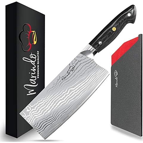 Marindo Chinesisches Kochmesser Edelstahl | 18cm Klingenlänge Cover