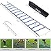 Ohuhu Agility Ladder Speed Training Equipment 12 Rung Exercise Ladders with Ground Stakes for Soccer Football Boxing Footwork Sports Feet Fitness Training Ladder with Carry Bag Yellow or Blue