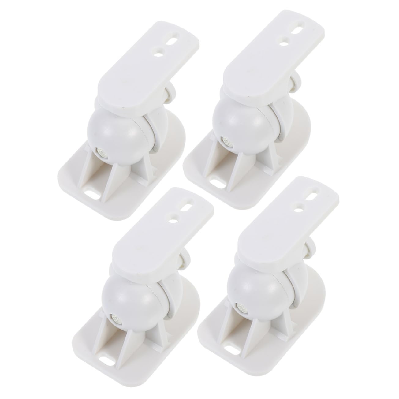 Operitacx 4 pièces Supports Muraux pour Enceintes Lot de Supports Rotatifs Muraux Design Compact et Durable Facile à Installer pour Environnement Cinéma