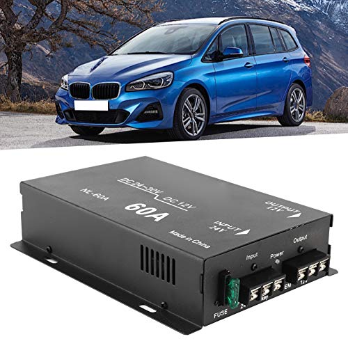 Car Power Converter Inverter, DC 24V to 12V DC 60A...