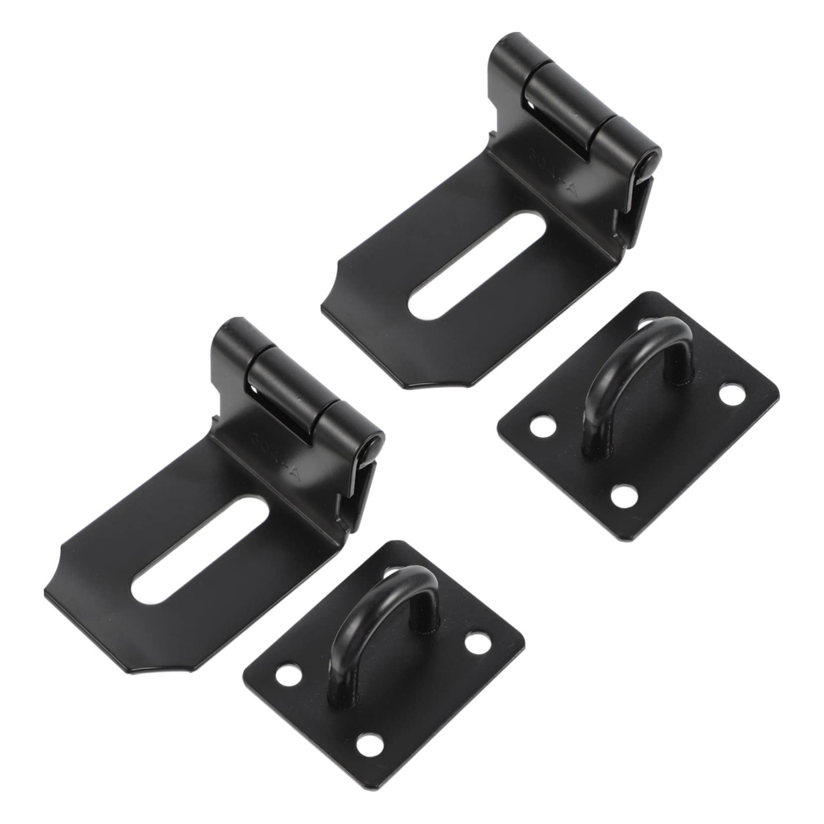 Holibanna 90 Degrees Lock Door Buckle Furniture Padlock Clasp Barn Door Latch Lock Set