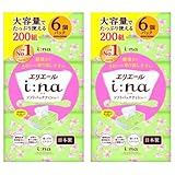 エリエール イーナティシューペーパー 箱無し ソフトパック 大容量 200組×6パック(2点セット）