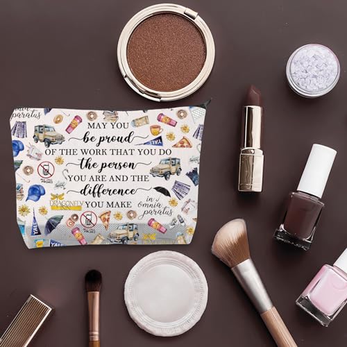 PLITI Gilmore TV Show Gift Funny in Omnia Paratus Luke's Diner Inspired Gift May You Be Proud of The Work You Do Makeup Bag (Be Proud gilmog bagU) - Image 4
