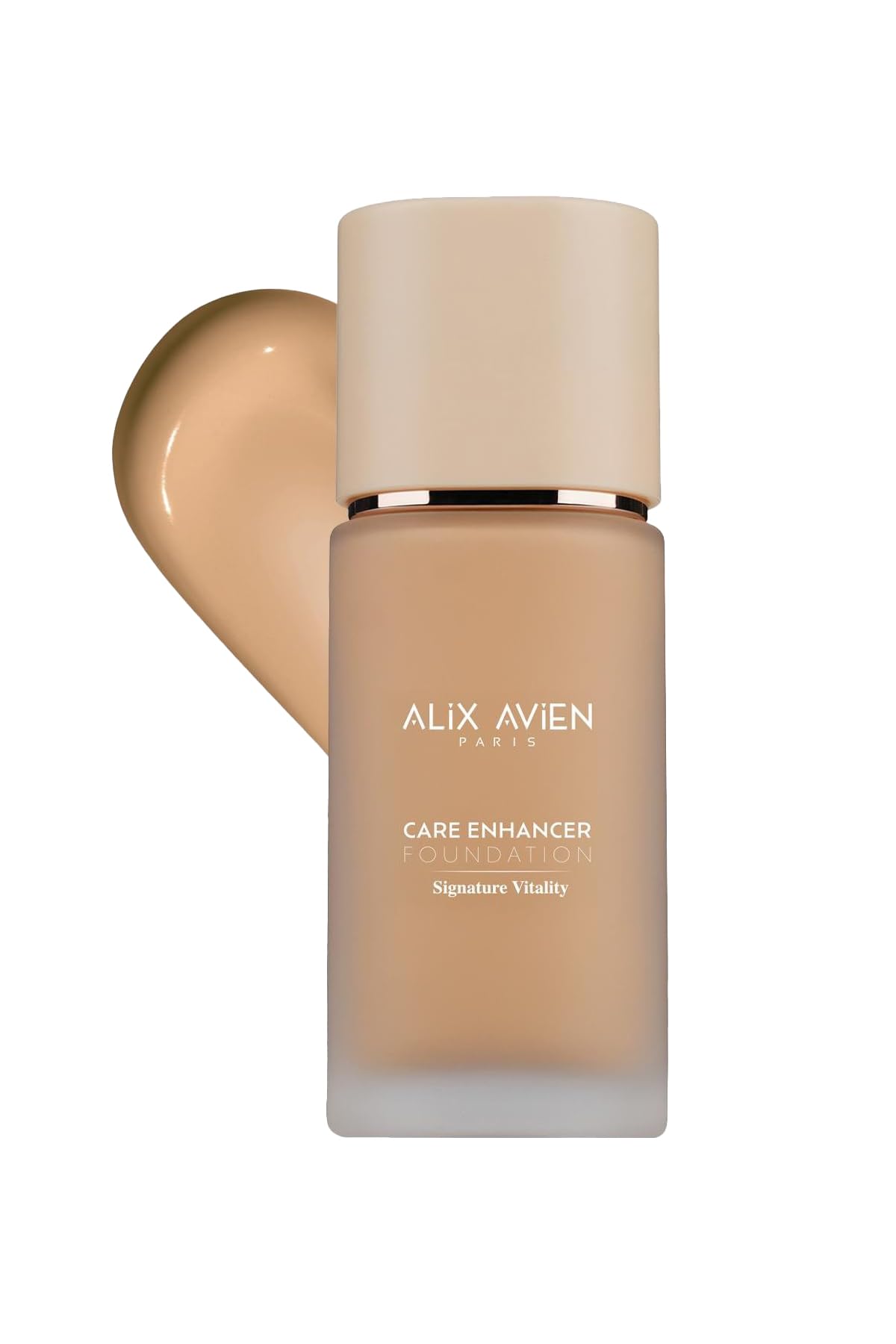 Alix Avien Kırışıklık Karşıtı Nemlendirici SPF30 Parlak Bitişli Fondöten Care Enhancer 816 Amber Honey