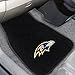 FANMATS 10336 NFL - Baltimore Ravens 2-pc Embroidered Car Mat Set | Black | 17