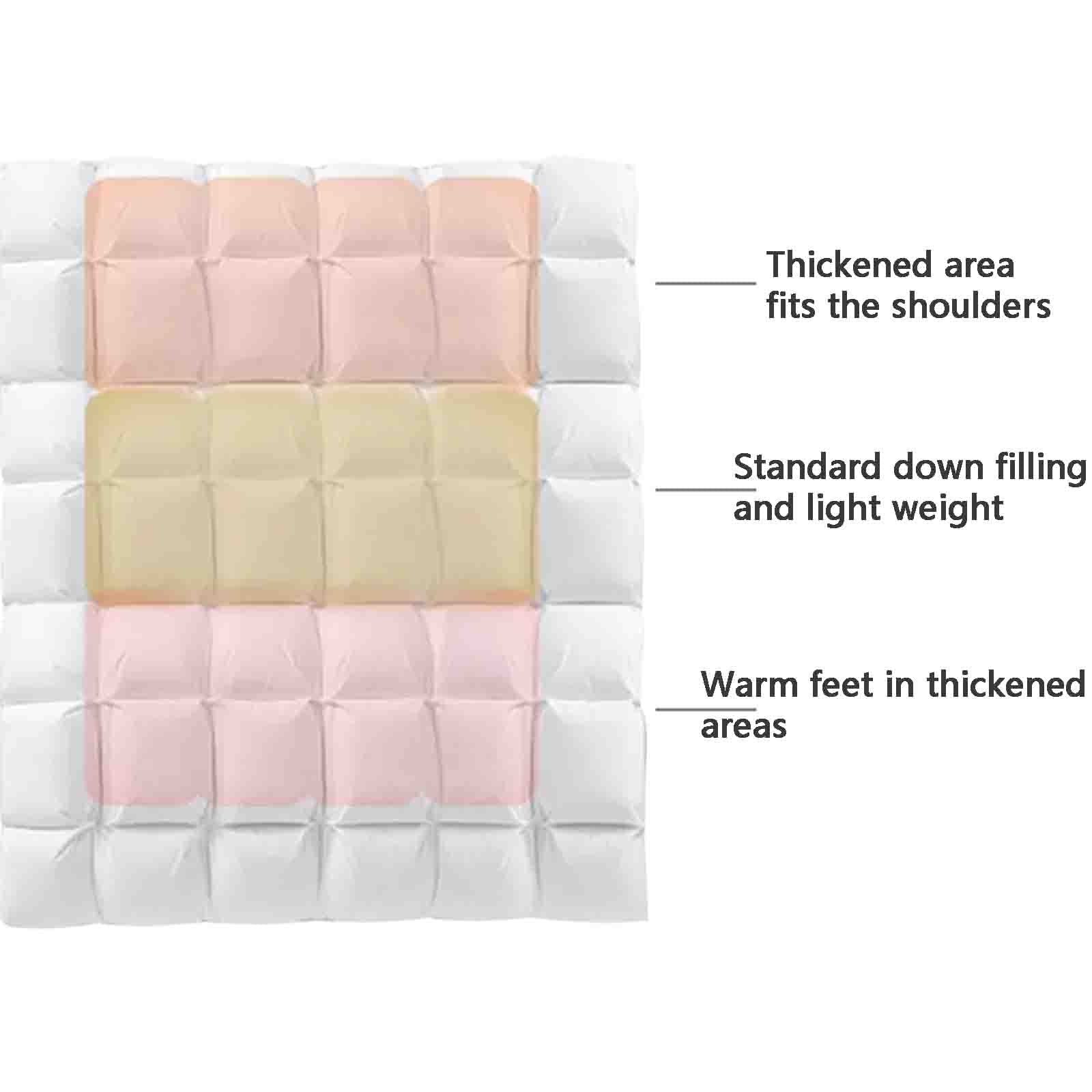 NZPOST Copripiumino da Letto, piumone in Piuma D'Oca per Tutte Le Stagioni, Imbottito in Piuma, Trapuntato in Cotone con linguette angolari (Bianco 200x230 cm 5 kg)