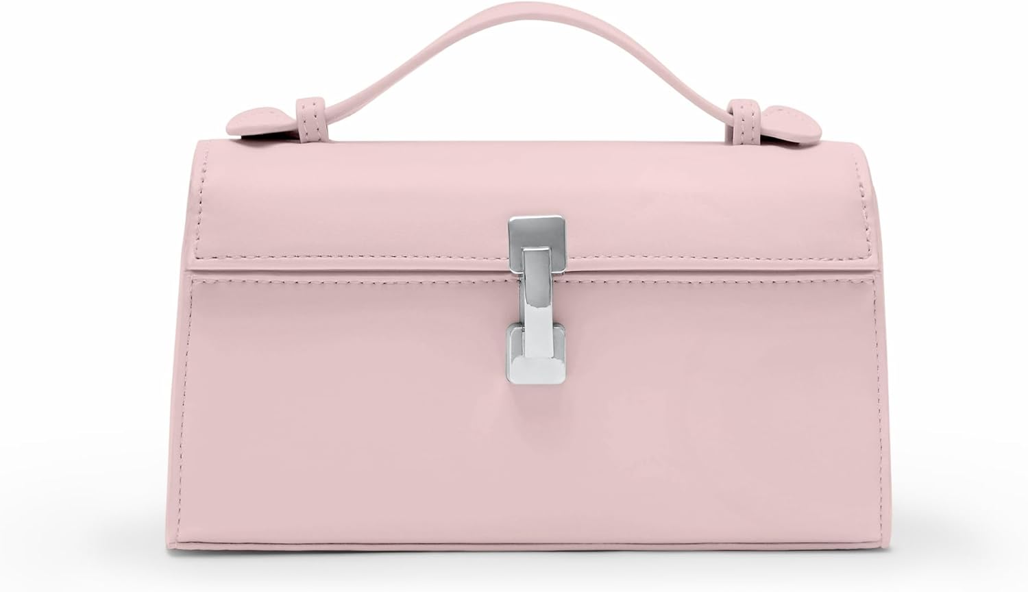 Clutch Purses for Women - Small Purse Top Handle - Evening Bag - Adjustable Crossbody Handbag - Trendy PU Leather