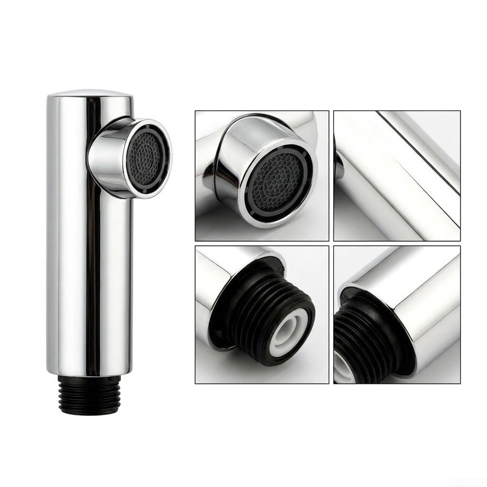 Cabezal para grifo Cocina ABS Recambio Anti-Fugas 11.9cm Cabezal(silver suit)