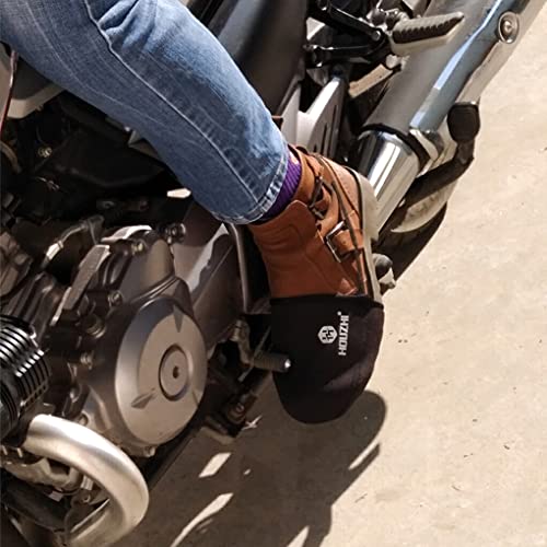 AIXXCUVQ Capa protetora para bota de câmbio de marchas de motocicleta antiderrapante acessórios