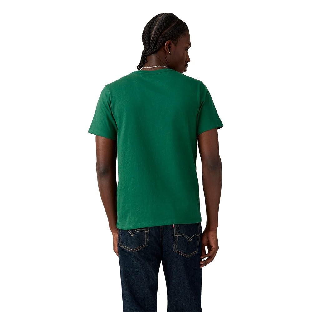 Levi's Męski t-shirt Ss Original Hm Tee, ciemnozielony, M