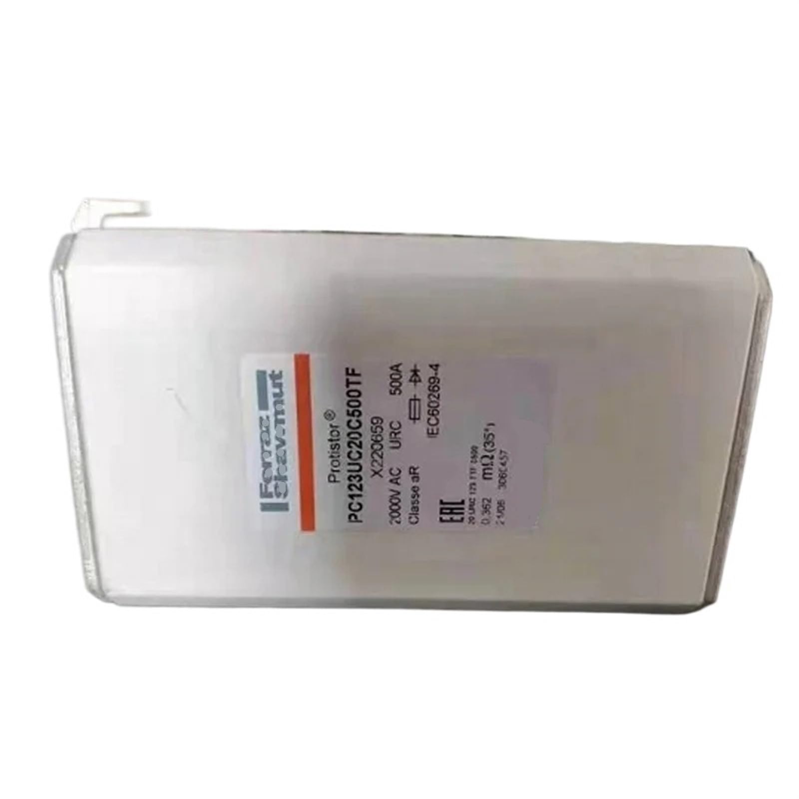 RCGKNNMUZ 500A 2000V Fuse PC123UC20C500TF X220659 20URC123TTF0500 Ceramic Thermal Fuse Link